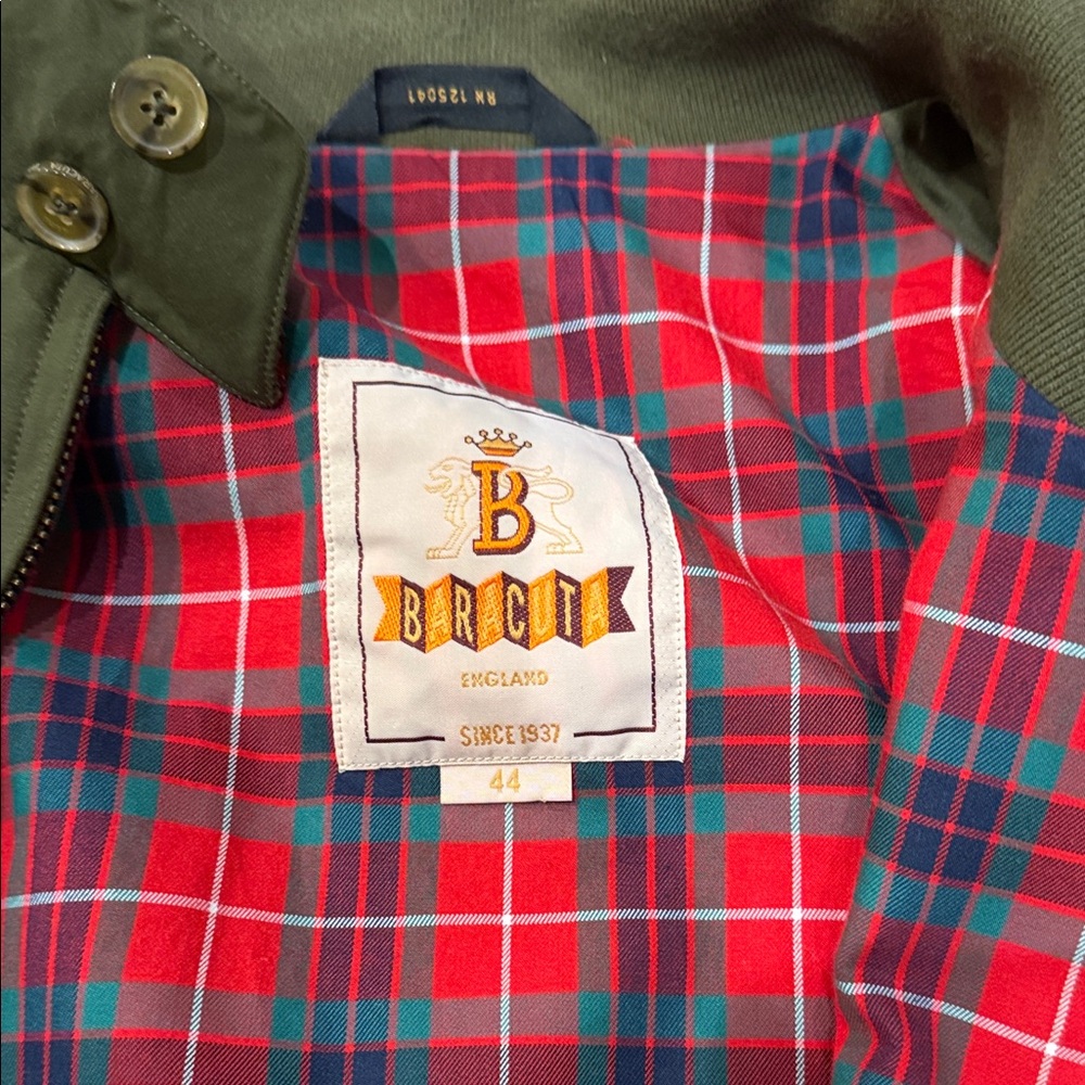 Barracuta Jacket with Tartan Lining - Picture 2 of 8